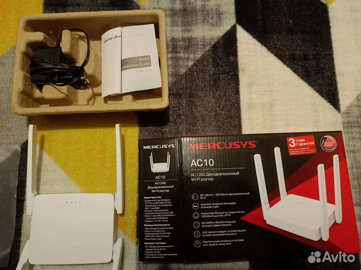Wifi роутер mercusys ac10