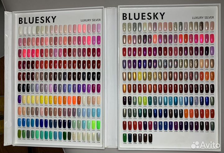 Книжка палитра гель лаков Bluesky