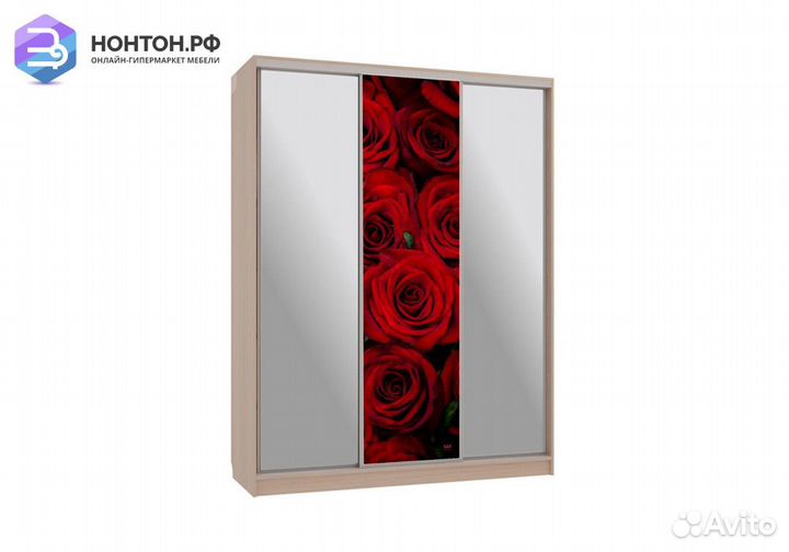 Шкаф-купе Бассо 9-600 89 дуб млечный