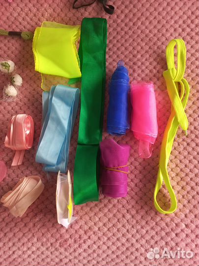 Ленты, лоскутки ткани, декор, товары для рукоделия