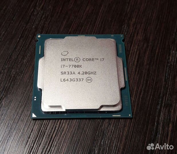 Intel Core i7-7700K 4.2 ггц 8 Мб LGA1151 BOX Новый