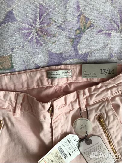 Новые брюки zara на девочку 13-14 лет