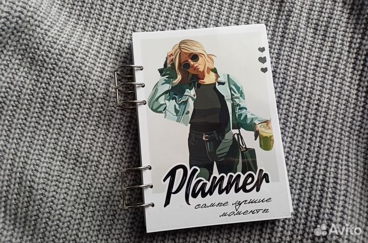 Планер женский на кольцах ручная работа