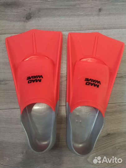Ласты тренировочные короткие MadWave р. 35-36