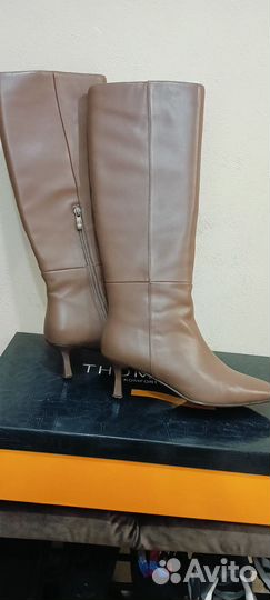 Демисезонные женские сапоги 38 натуральная кожа