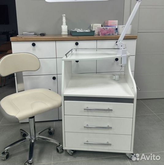 Тумба для косметологии спейс с уф-блоком