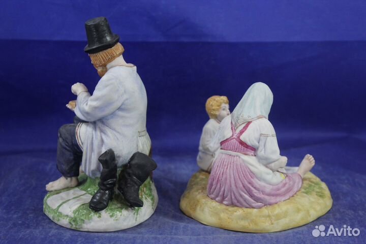 Статуэтки редкость музейного уровня фарфор бисквит