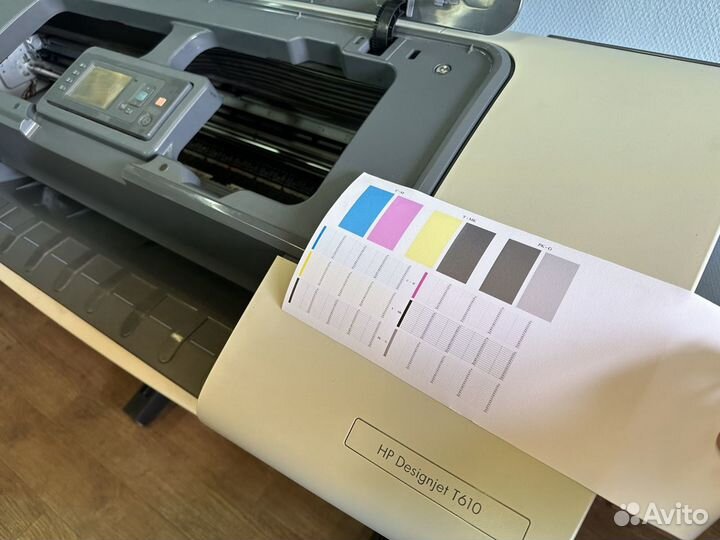 Плоттер hp designjet T610 24' пигмент 6 цветов