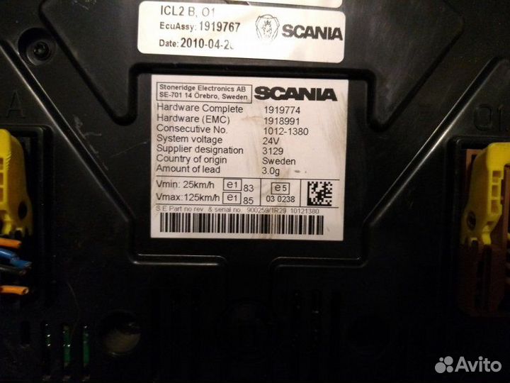 Панель приборов Scania P G R T - Series F K N