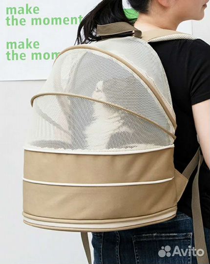 Складная переноска-рюкзак для кошек