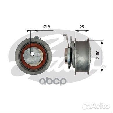 Ролик ремня грм VAG 1.0-1.6 11- t43247 Gates
