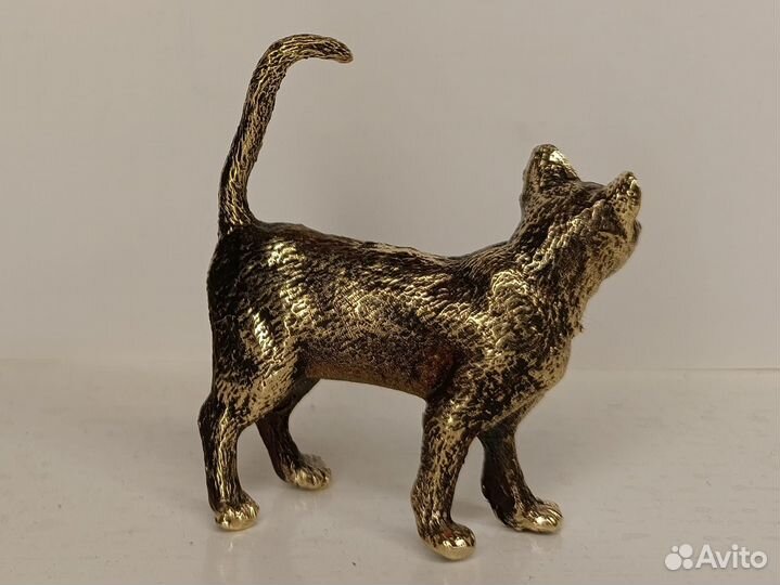 Статуэтка кот из бронзы