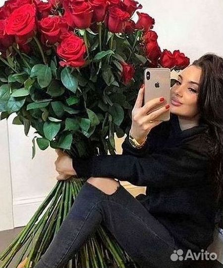 Высокие розы