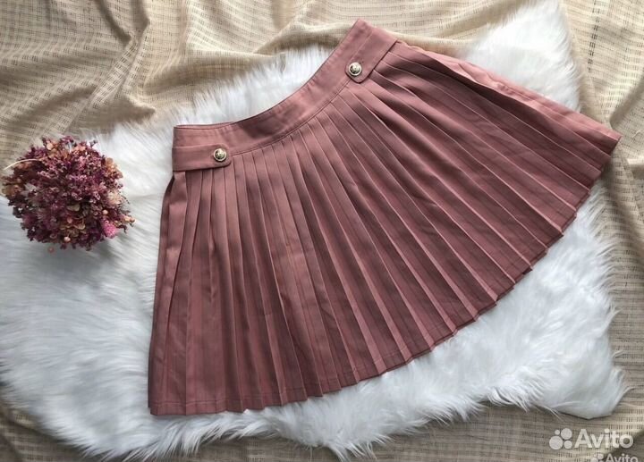 Юбка мини плиссе тенниска новая missguided 44-46