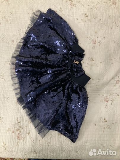 Юбка с пайетками