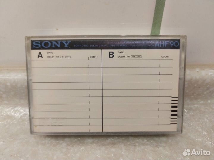 Аудиокассеты sony AHF