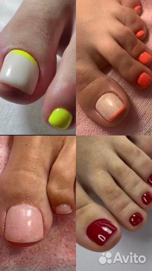 Маникюр педикюр наращивание