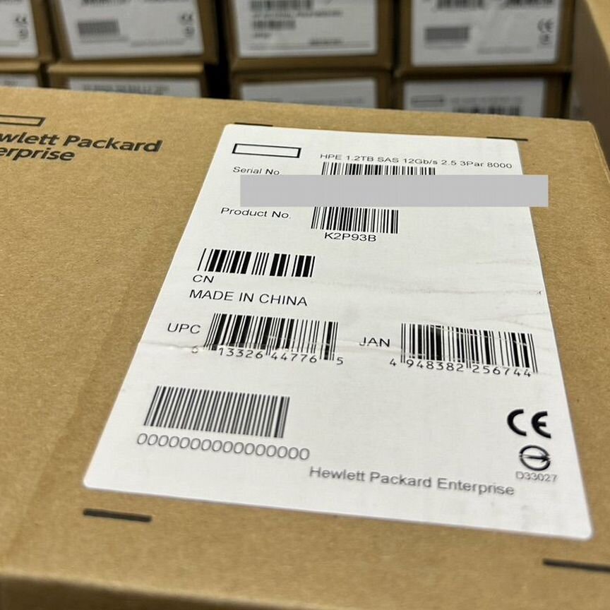 [K2P93B] Жесткий Диск Hp 1.2tb P03798-001 3par K2p93b
