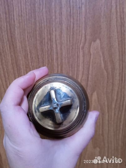 Колокольчик бронзовый, старинный