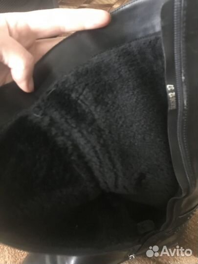 Продам натур. зимние сапоги для девочки 37 размер