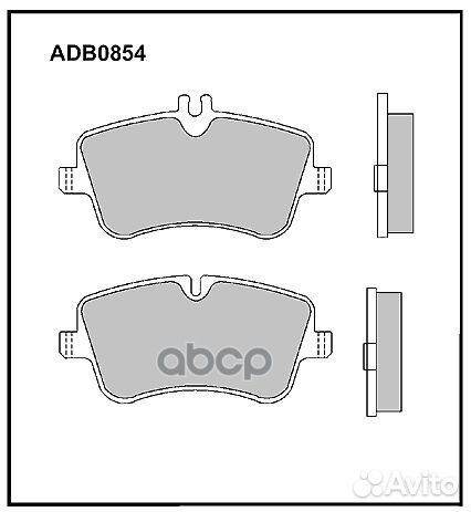 Колодки торм. mercedes-benz C Class (C203,W203