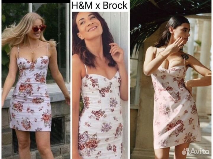 Платье H&M Brock collection корсетное