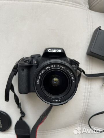 Зеркальный фотоаппарат canon 550d + 2 обьектива