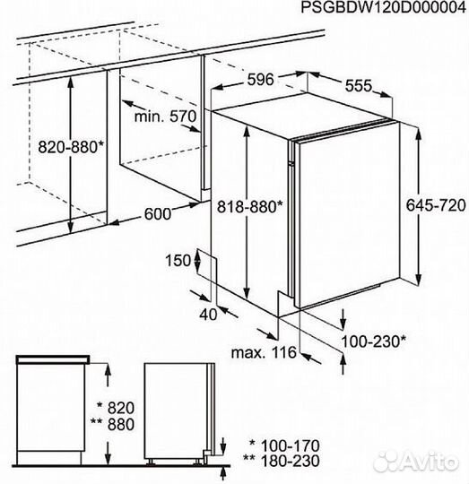 Встраиваемая посудомоечная машина zanussi zdt92600fa