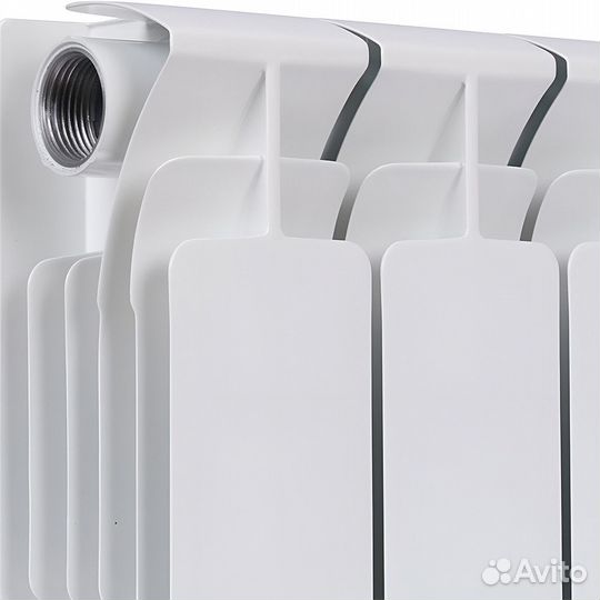 Rifar Вase 500 8 секций, боковое подключение (белы