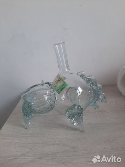 Бутылка из под коньяка Бык фигурная