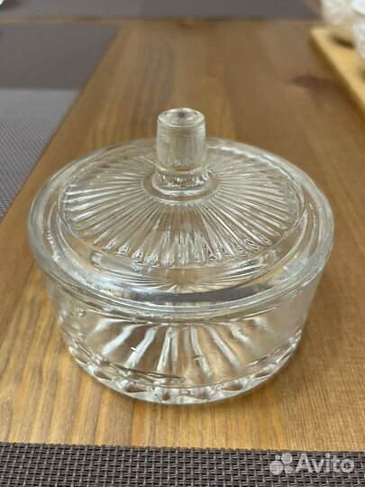 Конфетницы,сахарницы хрустальные (ГДР)