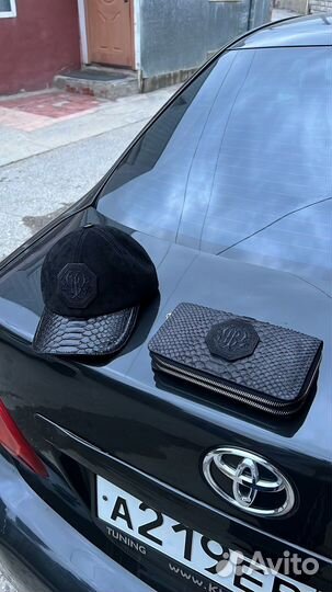 Кепка портмоне из кожи питона