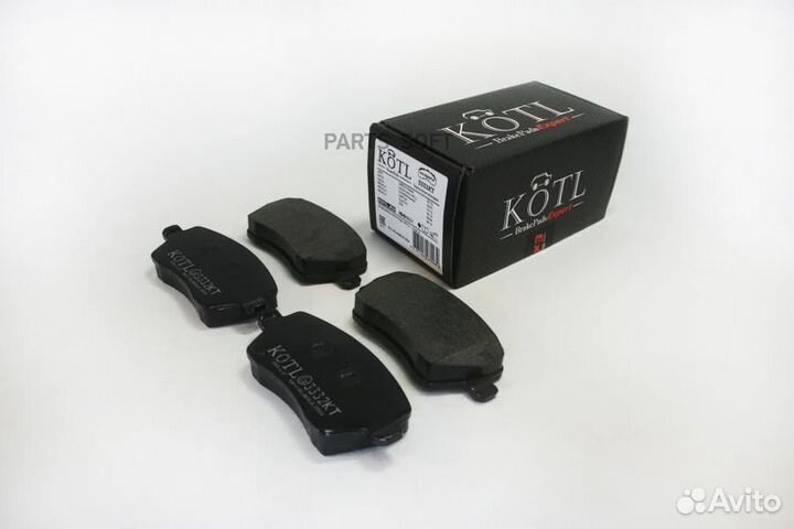 Kotl 3332KT Колодки тормозные дисковые передние к