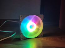 Вентилятор белый 120мм с RGB регулировкой цвета