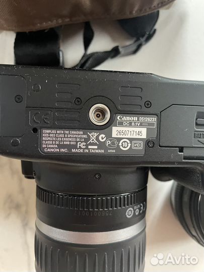 Зеркальный фотоаппарат canon ds126231