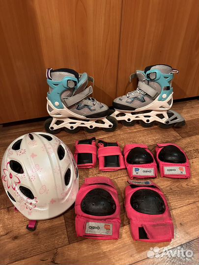 Детские ролики и защита