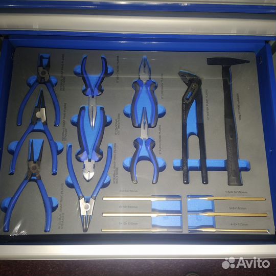 Тележка с набором инструментов 256 пр. 7 ящиков