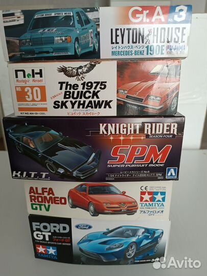 Сборные модели автомобилей 1 -24,1-25