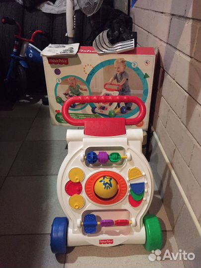 Ходунки-каталка Fisher price