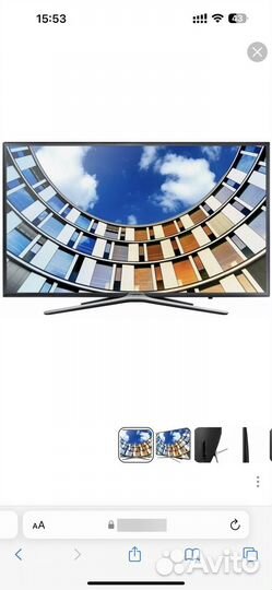 Телевизор samsung Flat SMART TV UE43M5500AU