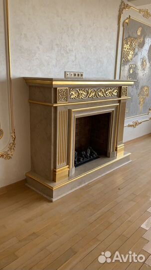 Золочение лепнины профессионально