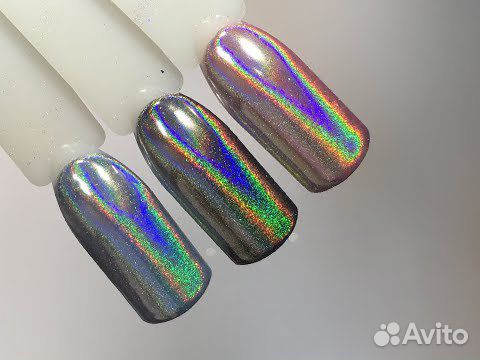 Втирка голографическая для маникюра и педикюра