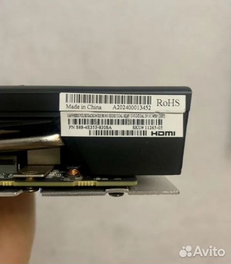 Видеокарта для пк RX 580 Sapphire 8 gb