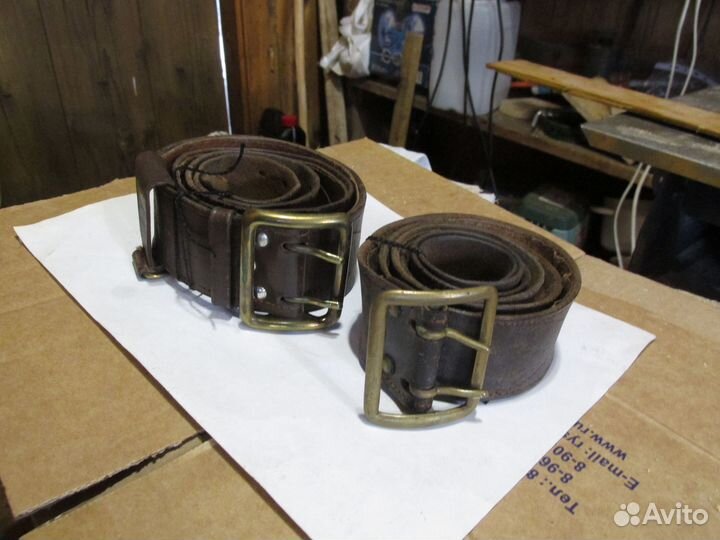 Ремни офицерские 112 и120см
