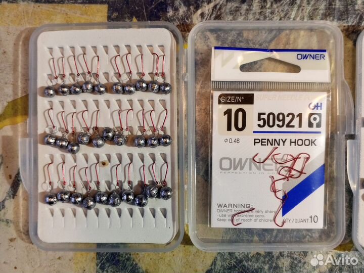 Одноухие мормышки риг-джиг для мормышинга