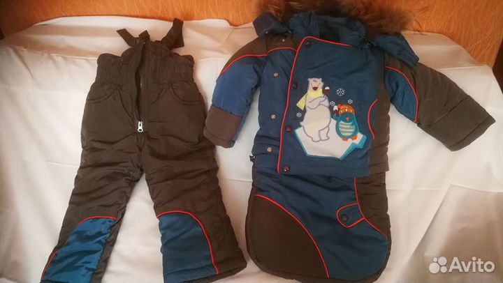 Новый детский зимний комбинезон-трансформер