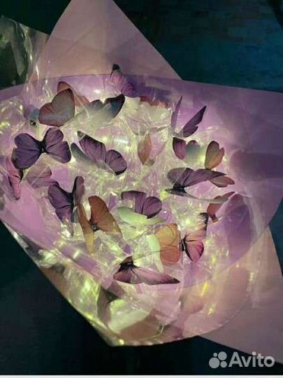 Букетики из бабочек на заказ)