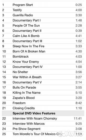Rage Against The Machine-The Battle Of. DVD Japan