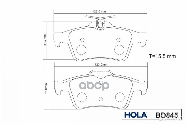 Колодки тормозные ford mazda volvo focus 2 C-MA