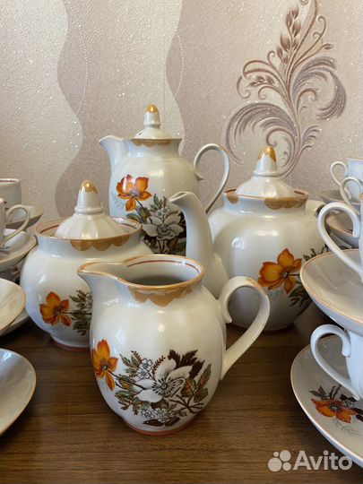 Чайный сервиз СССР новый